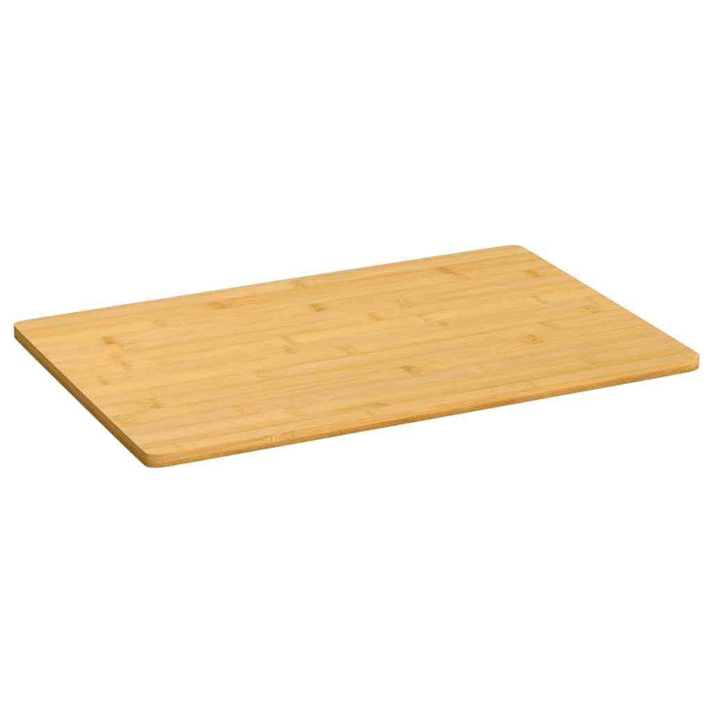 vidaXL Plate 6 Pcs Rectangular Breakfast Serving Plate for Kitchen Bamboo - Loft&Timber