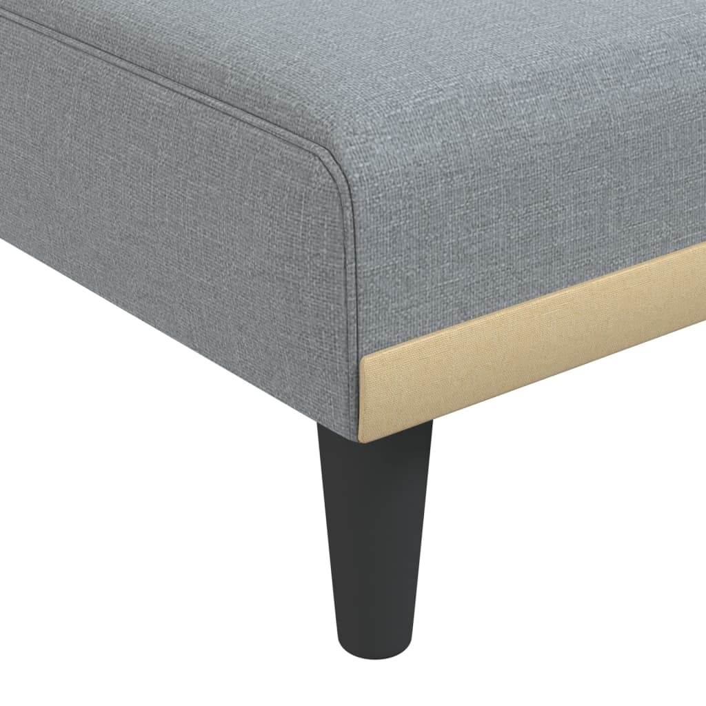 vidaXL Sofa Bed Folding Sleeper Couch Bed Settee Recliner L Shaped Sofa Fabric - Loft&Timber