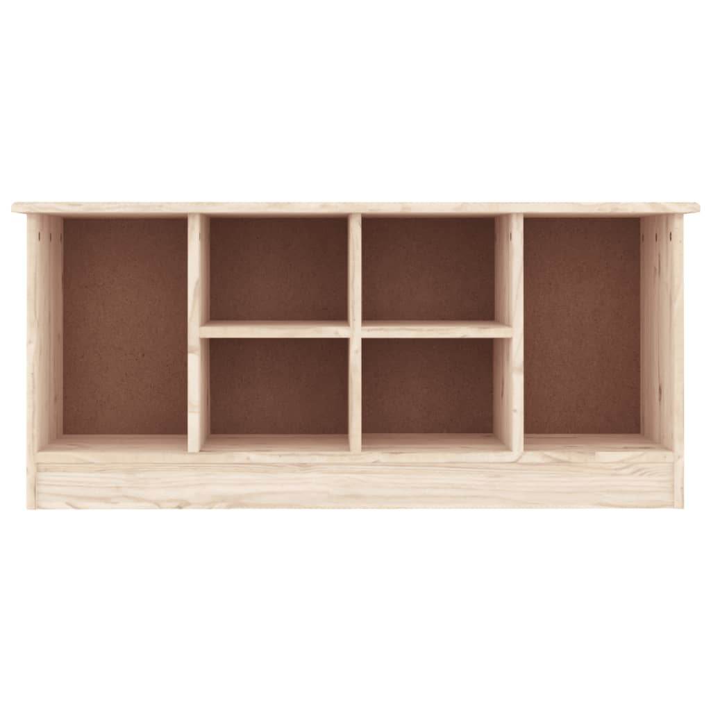 vidaXL Shoe Bench Wooden Shoe Storage Organizer Bench ALTA Solid Wood Pine - Loft&Timber