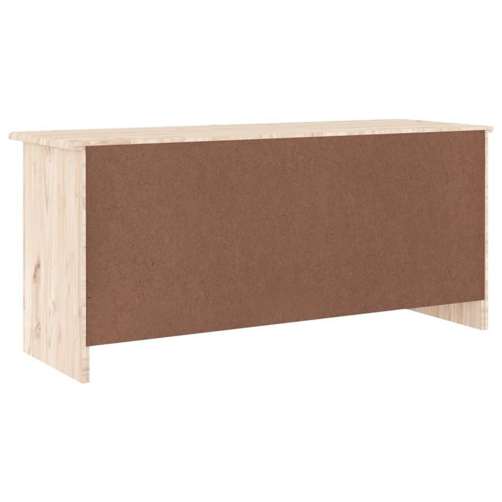 vidaXL Shoe Bench Wooden Shoe Storage Organizer Bench ALTA Solid Wood Pine - Loft&Timber
