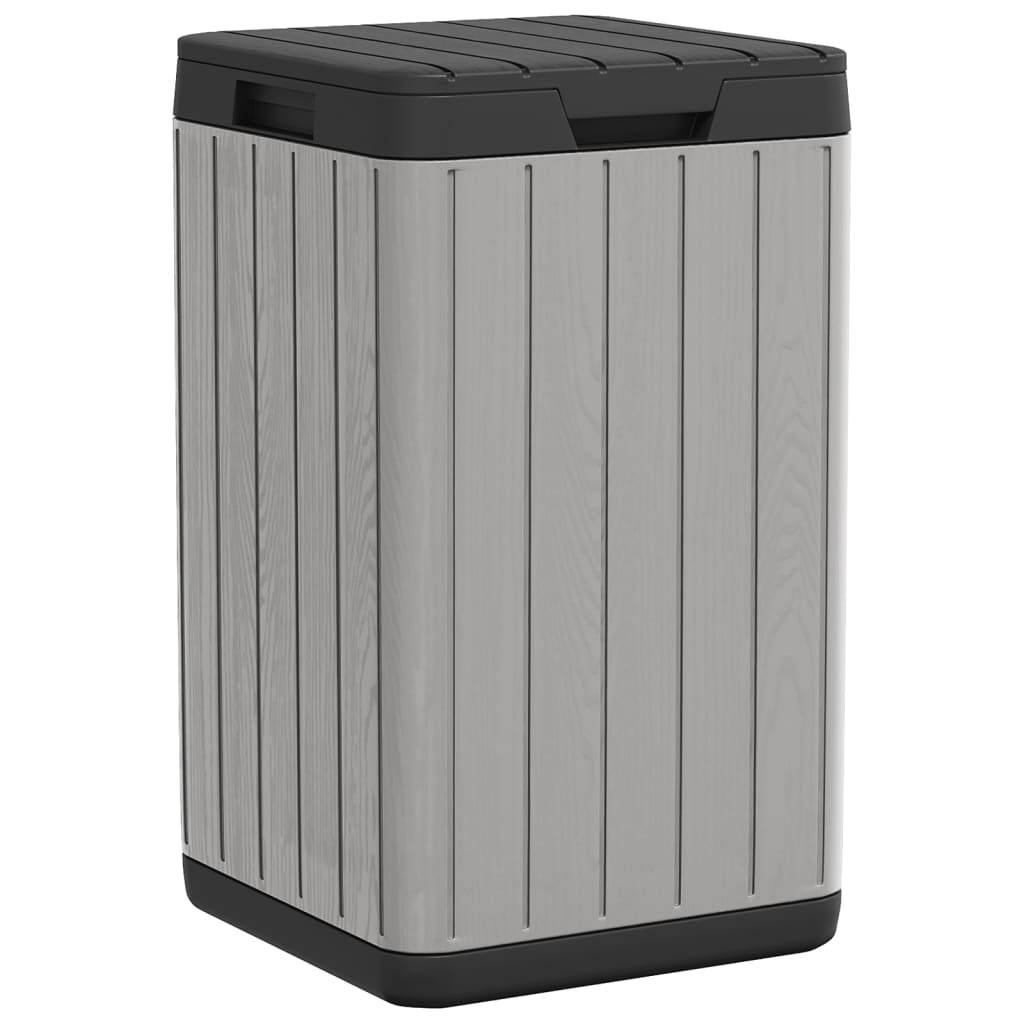 vidaXL Outdoor Garbage Bin Trash Can Garden Waste Garbage Can Trash Bin PP - Loft&Timber