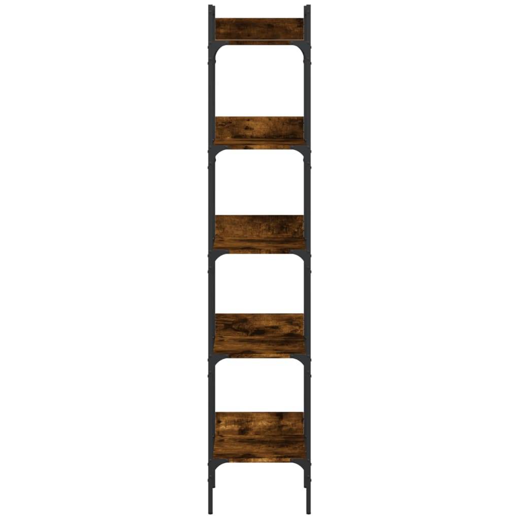 vidaXL Bookshelf 4-Tier Bookcase Storage Organizer Office Engineered Wood - Loft&Timber
