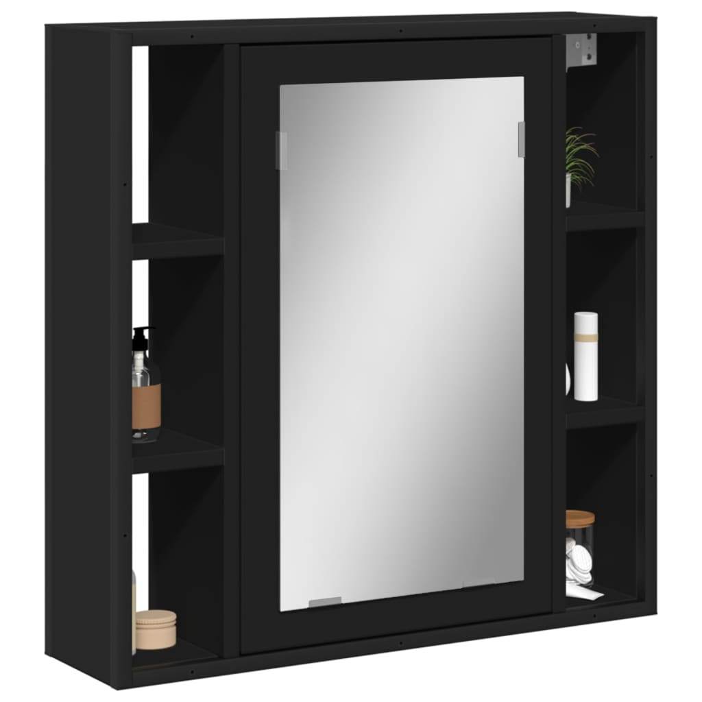vidaXL Bathroom Mirror Cabinet Washroom Cupboard Furniture Engineered Wood - Loft&Timber