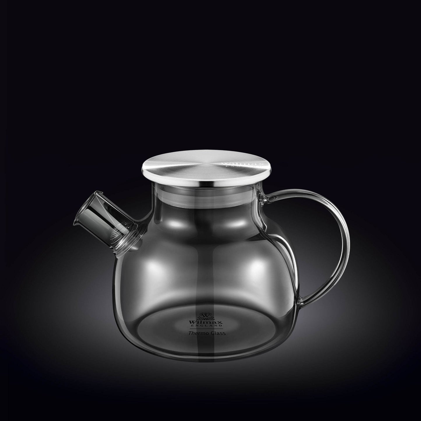 Smoky Grey Thermo Glass Teapot 32 Fl Oz | High temperature and shock resistant - Loft&Timber