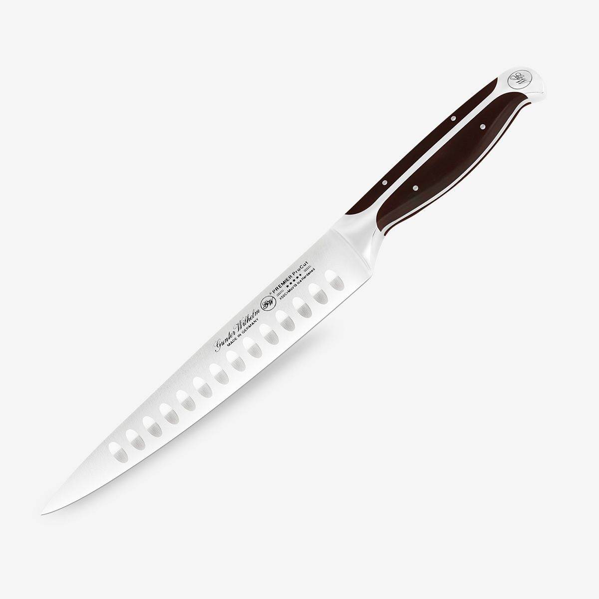 Gunter Wilhelm Premier Carving Knife, 8 Inch | Dark Brown ABS Handle SKU: 30-312-0208 - Loft&Timber