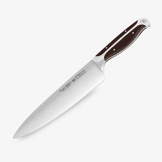 Gunter Wilhelm Premier Chef Knife, 8 Inch | Dark Brown ABS Handle SKU: 30-308-0108 - Loft&Timber