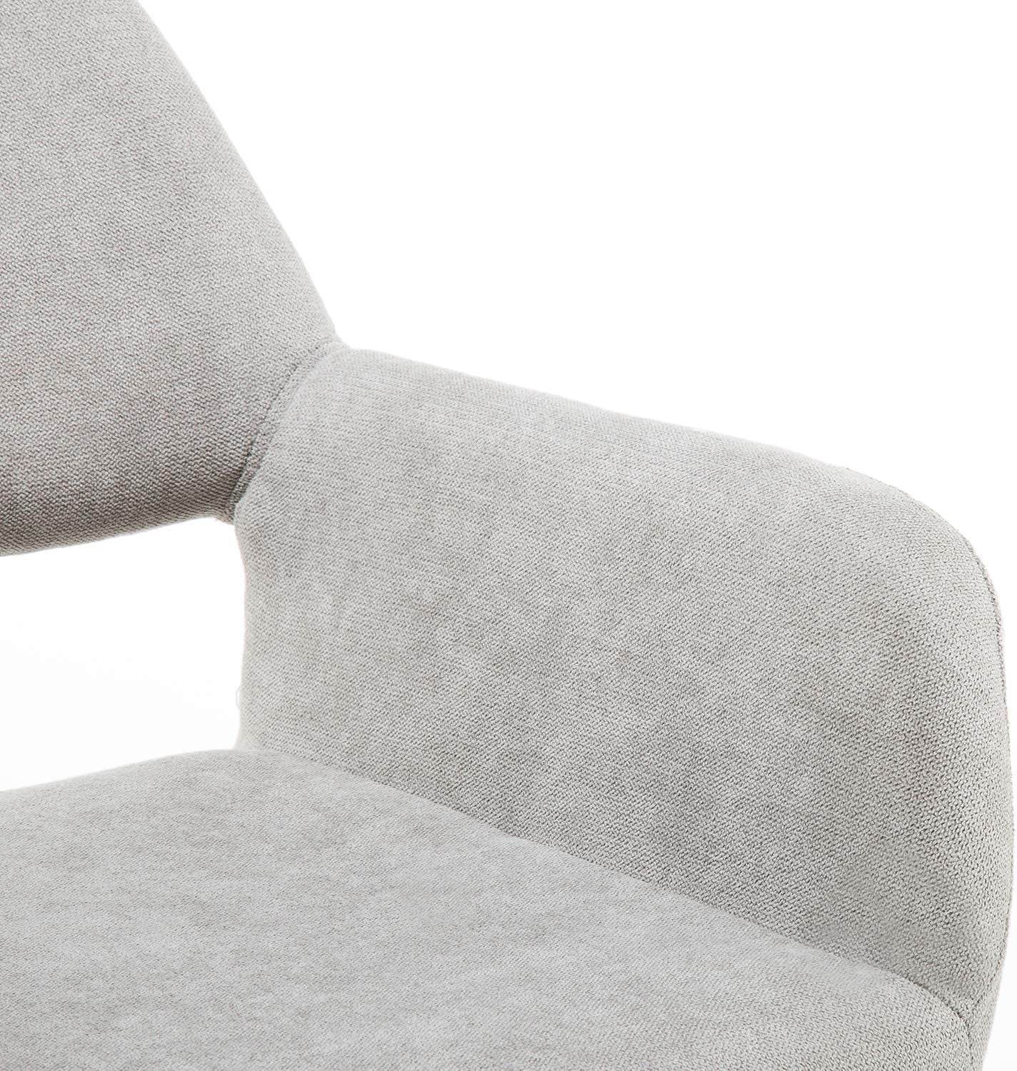 No Wheels Comfy Accent Chair in Gray - Loft&Timber