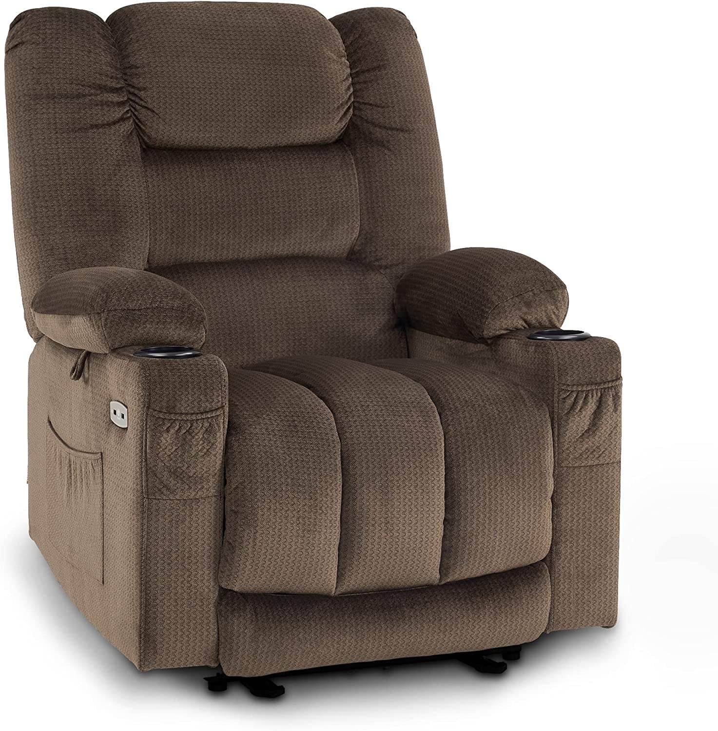 Electric Power Recliner Chair with Heat and Massage - Loft&Timber