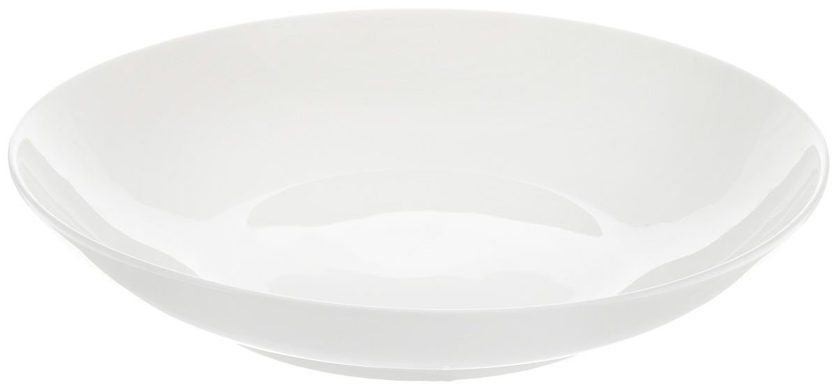 White Round Deep Plate 10" inch | 25.5 Cm - Loft&Timber