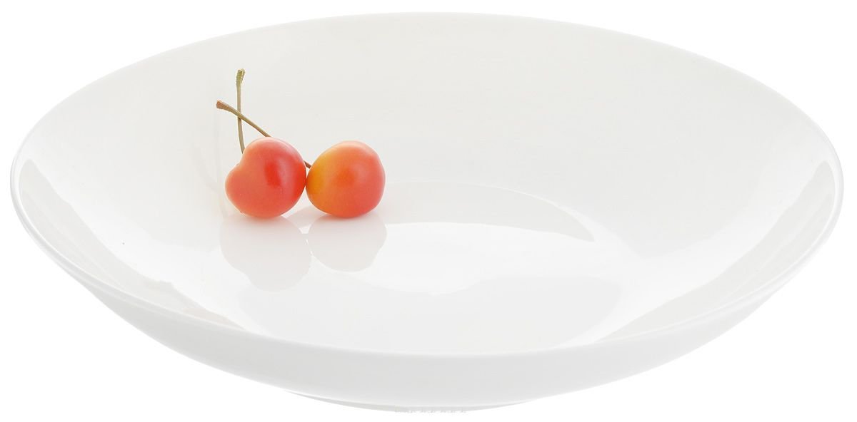 White Round Deep Plate 10" inch | 25.5 Cm - Loft&Timber
