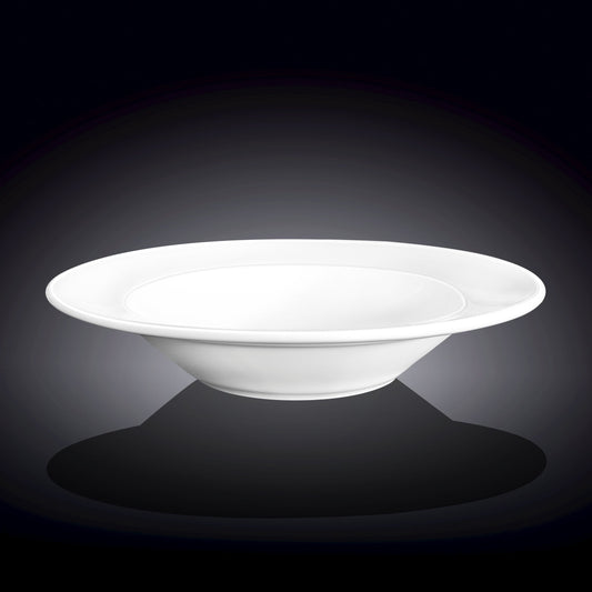 Professional Rolled Rim White Deep Plate 10" inch | 20 Oz - Loft&Timber