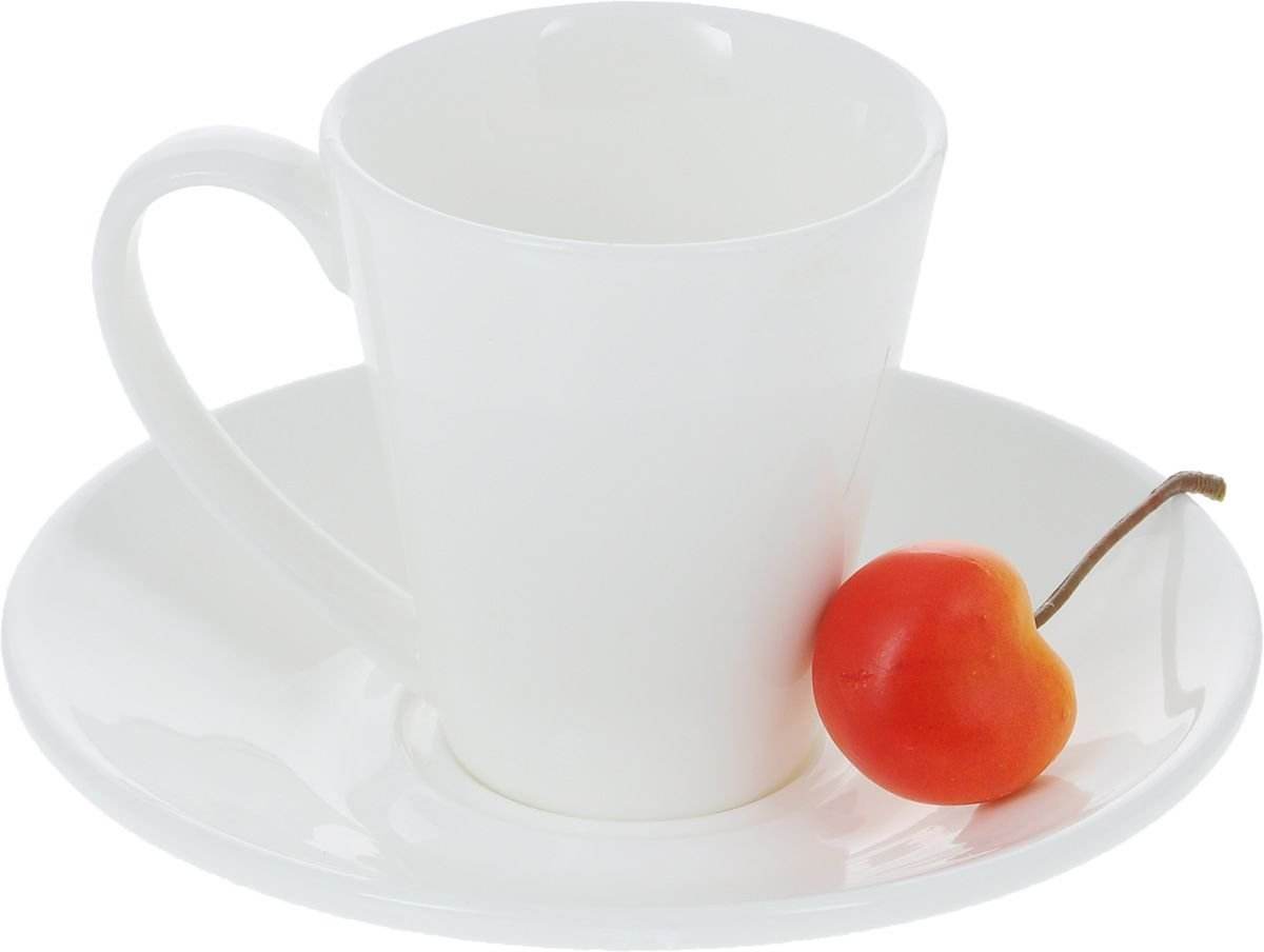 White 4 Oz | 110 Ml Coffee Cup & Saucer - Loft&Timber