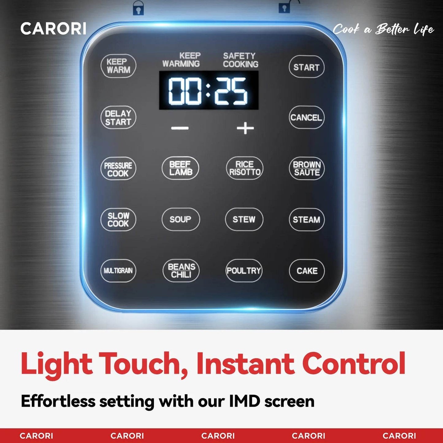 Pressure Cooker 6QT Stainless Steel - Loft&Timber