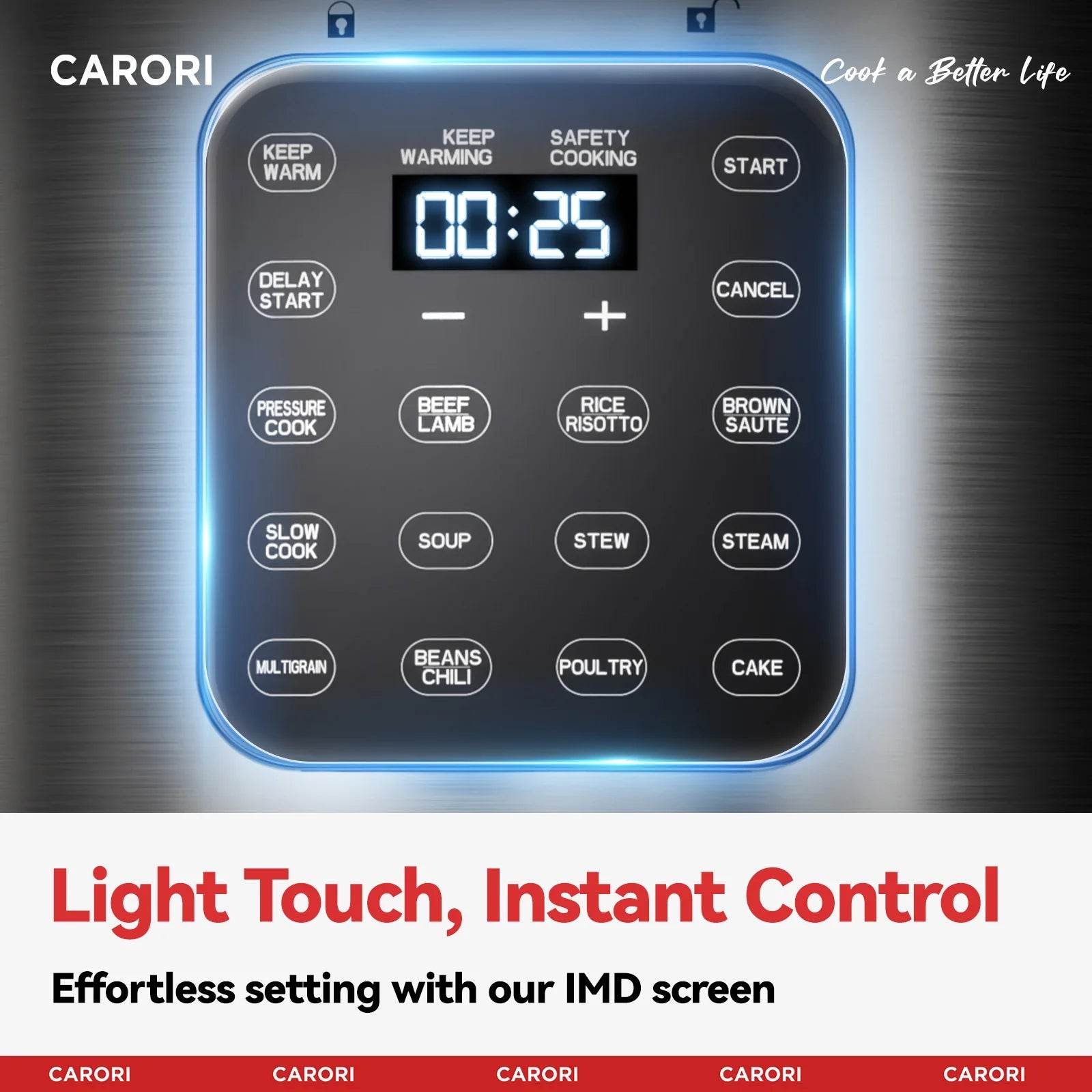 Pressure Cooker 6QT Stainless Steel - Loft&Timber