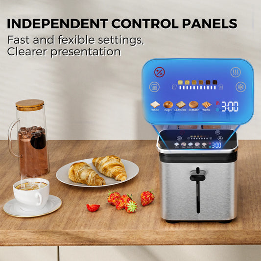 Whall 2-slice toaster, Smarter Screen And Easier to Operate