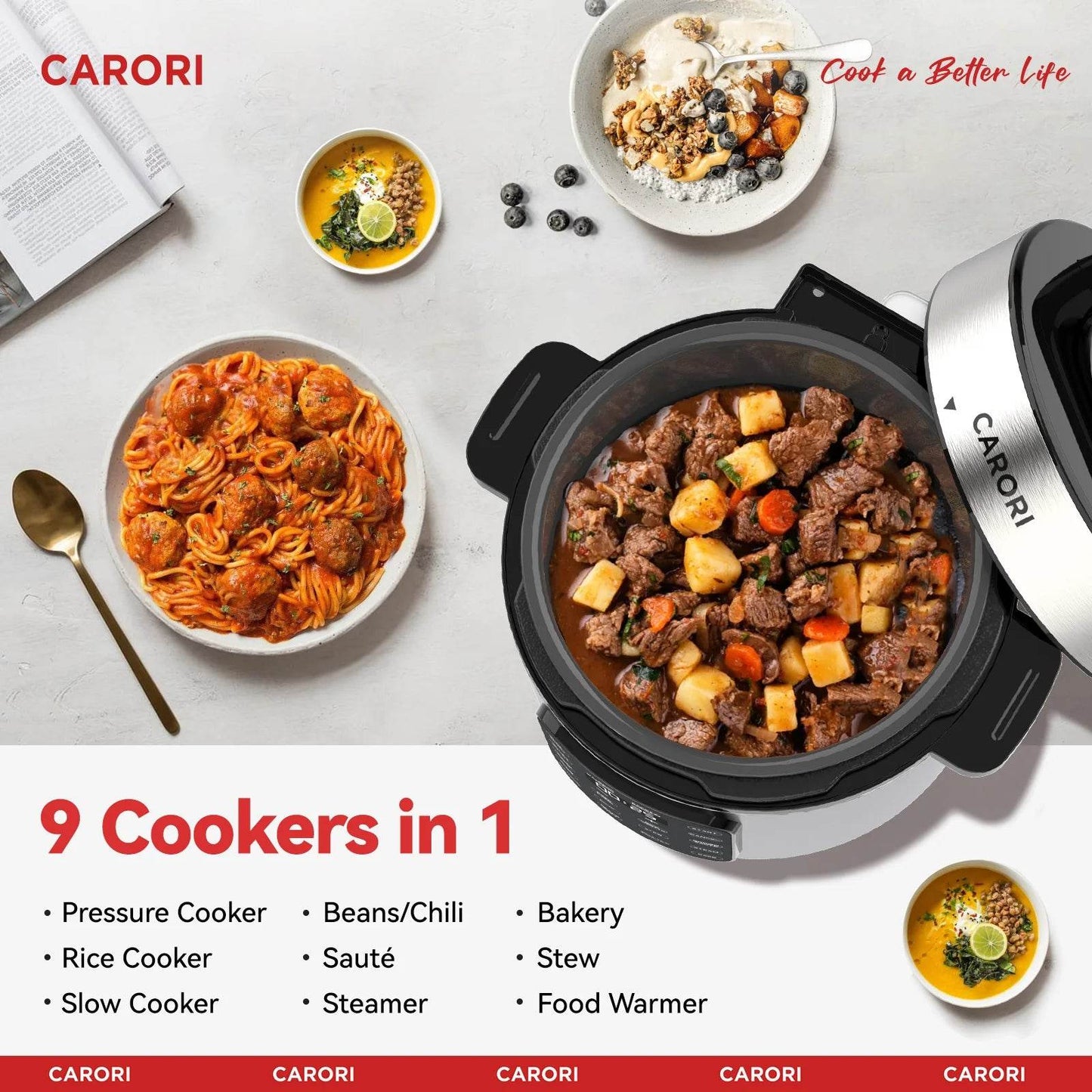 Pressure Cooker 6QT Stainless Steel - Loft&Timber