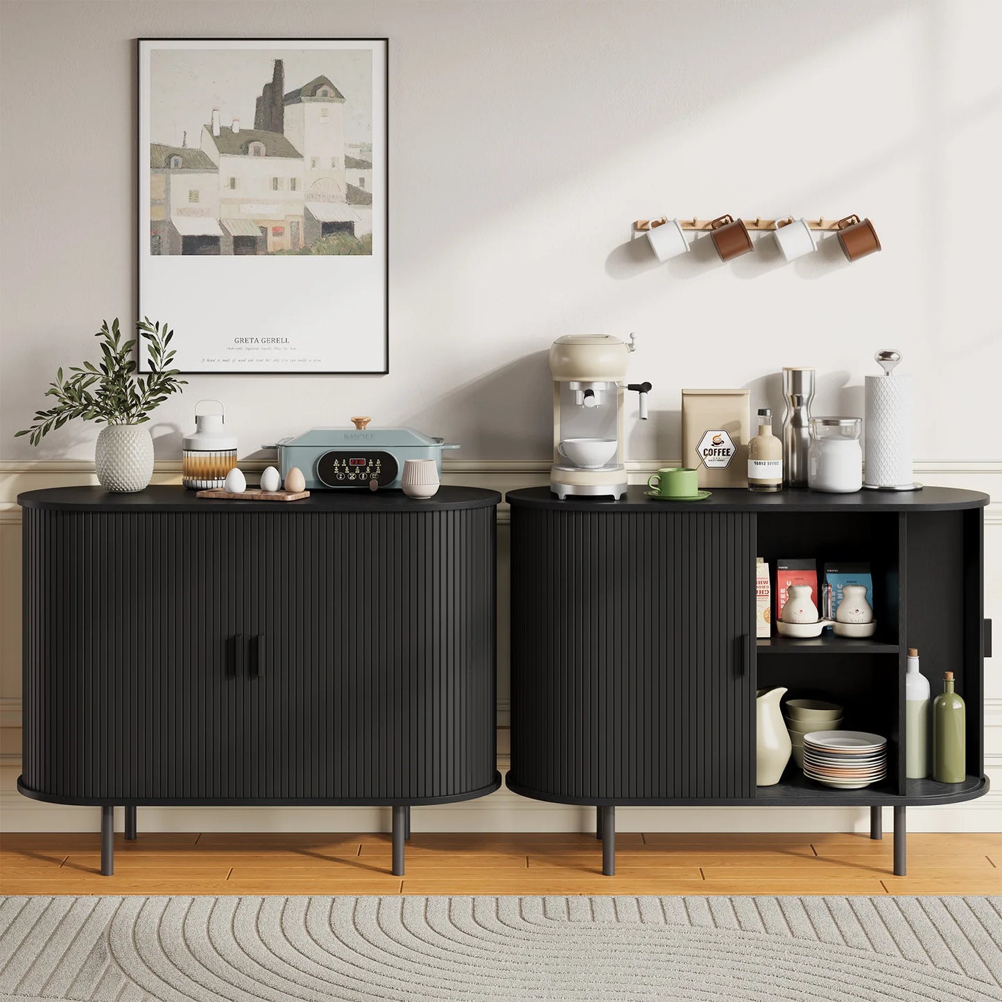 40" Sideboard Buffet Cabinet with Storage - Loft&Timber