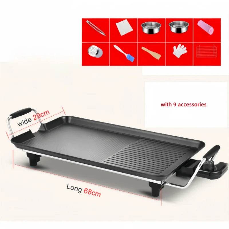 1500W Outdoor Indoor Griddle Large Barbecue Hot Plate - Loft&Timber
