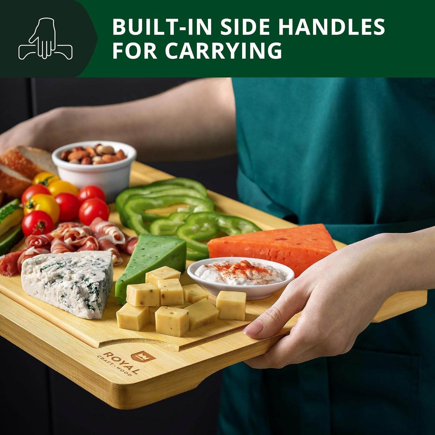 Cutting Board Set of 4, Bamboo - Loft&Timber