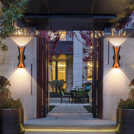 Outdoor Black Head Spotlight Wall Lamp - Loft&Timber