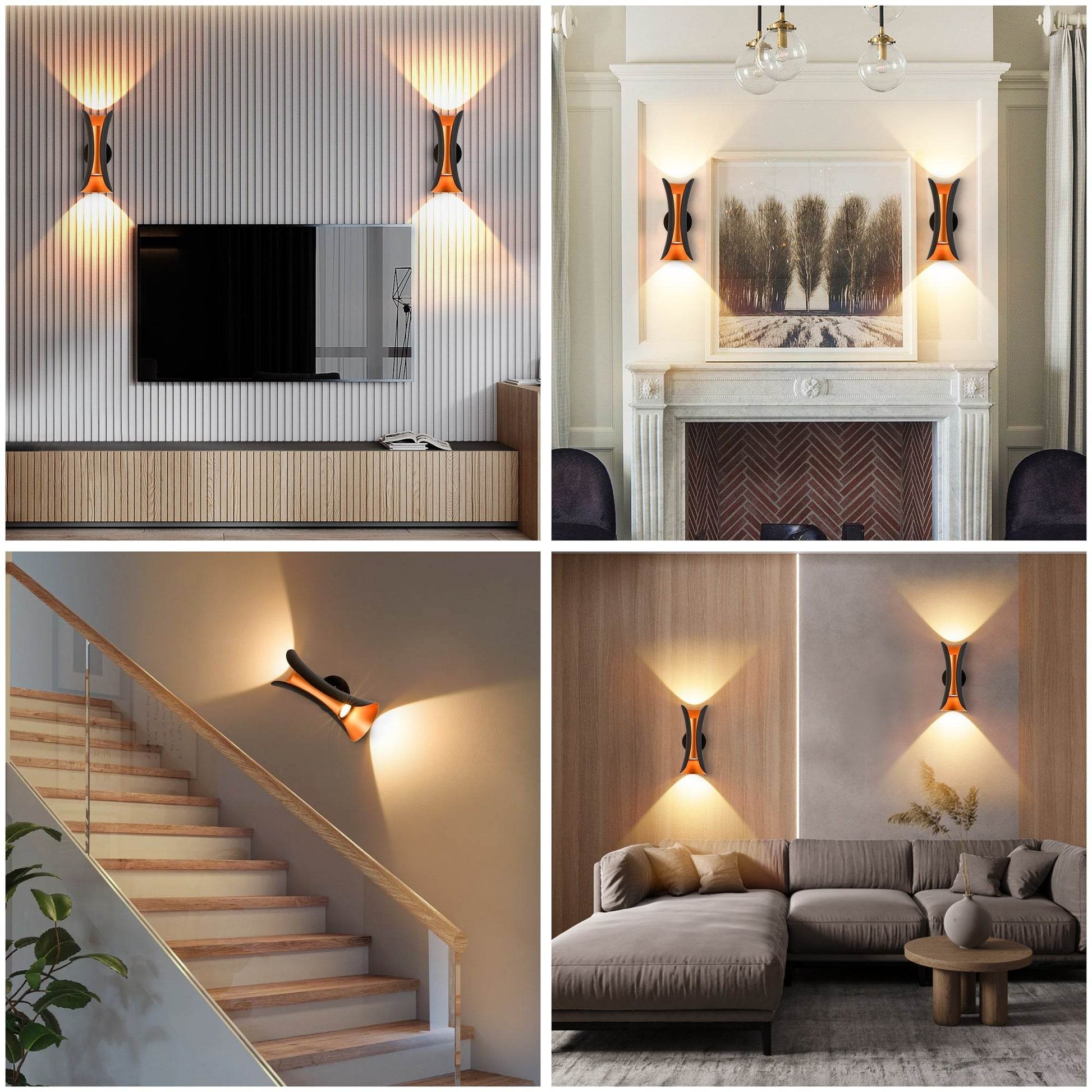 Outdoor Black Head Spotlight Wall Lamp - Loft&Timber