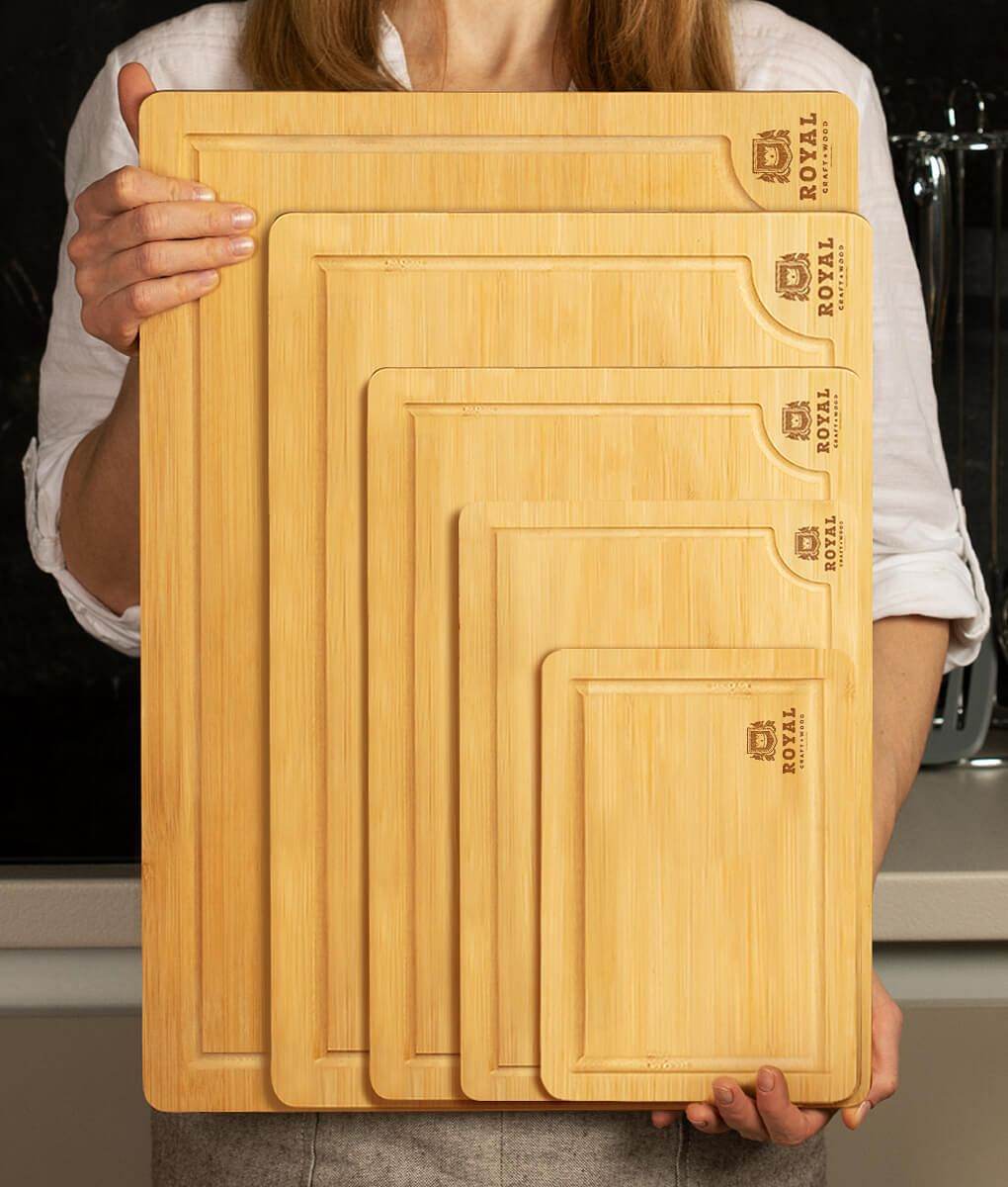 5 Piece Chopping Board Set - Loft&Timber