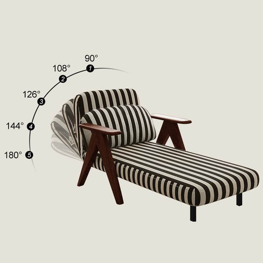 Solid Wood Lounge Chair Sleeper Sofa Bed - Loft&Timber