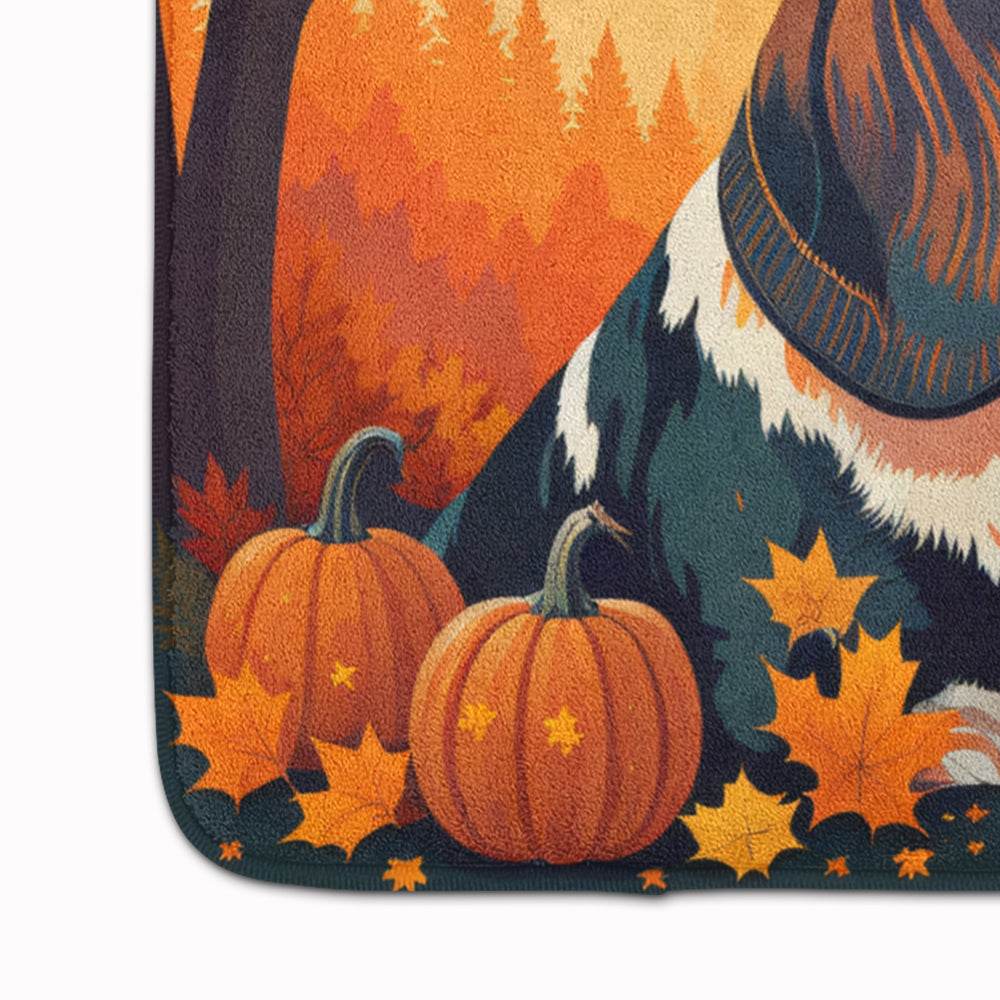 Basset Hound Fall Memory Foam Kitchen Mat - Loft&Timber