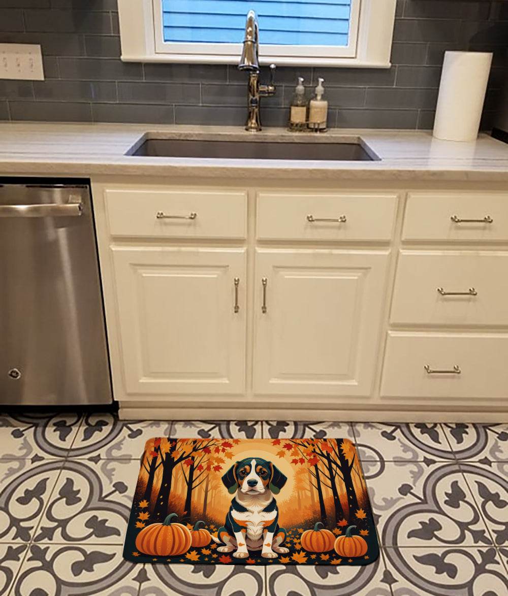 Beagle Fall Memory Foam Kitchen Mat - Loft&Timber