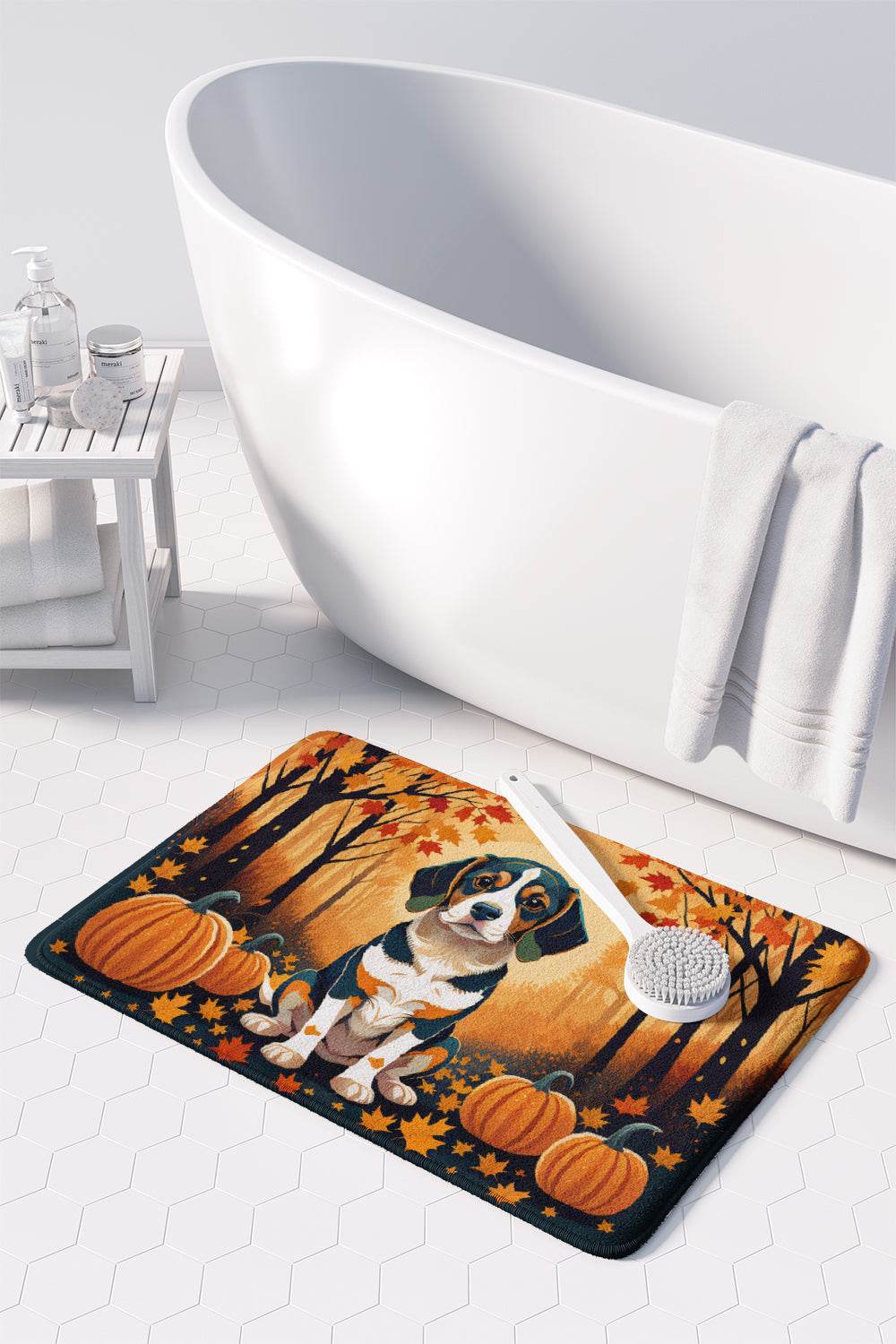 Beagle Fall Memory Foam Kitchen Mat - Loft&Timber