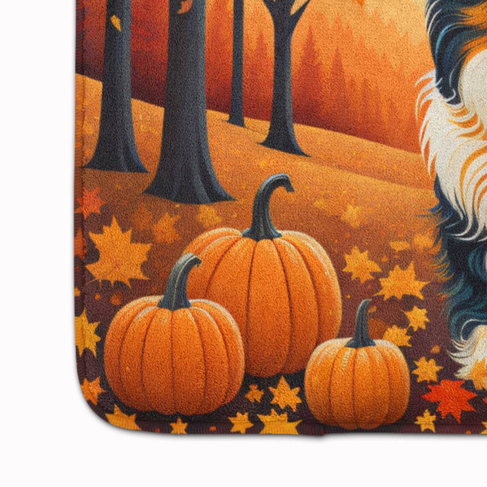 Collie Fall Memory Foam Kitchen Mat - Loft&Timber