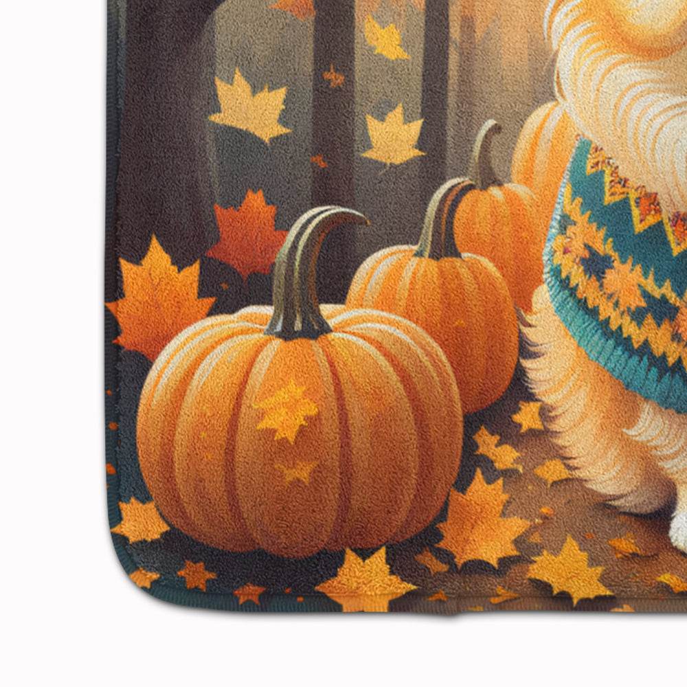 Pomeranian Fall Memory Foam Kitchen Mat - Loft&Timber
