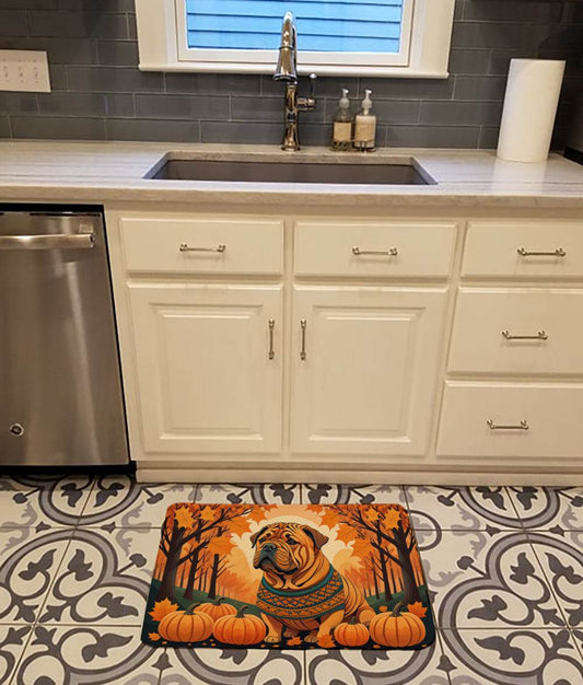 Shar Pei Fall Memory Foam Kitchen Mat - Loft&Timber