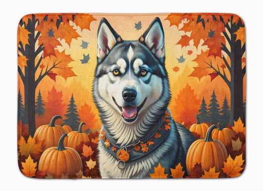 Siberian Husky Fall Memory Foam Kitchen Mat - Loft&Timber