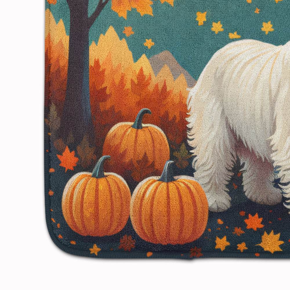 Westie Fall Memory Foam Kitchen Mat - Loft&Timber