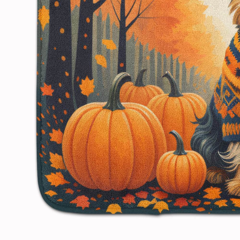 Yorkshire Terrier Fall Memory Foam Kitchen Mat - Loft&Timber