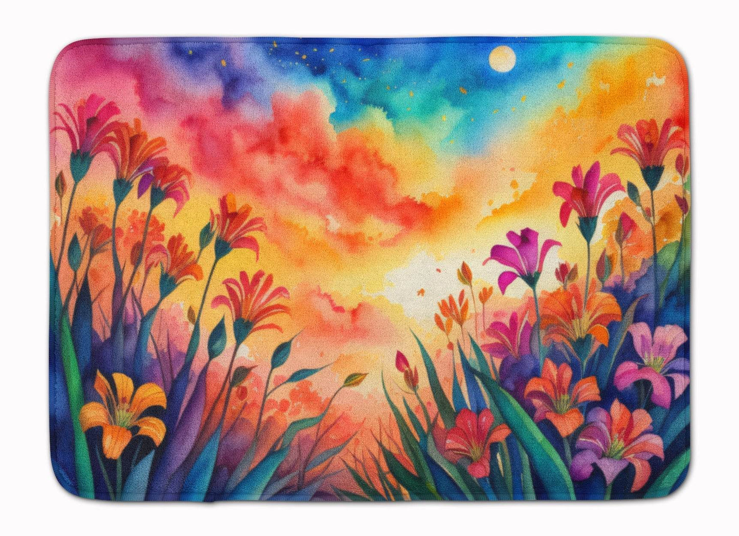 Alstroemerias in Color Memory Foam Kitchen Mat - Loft&Timber