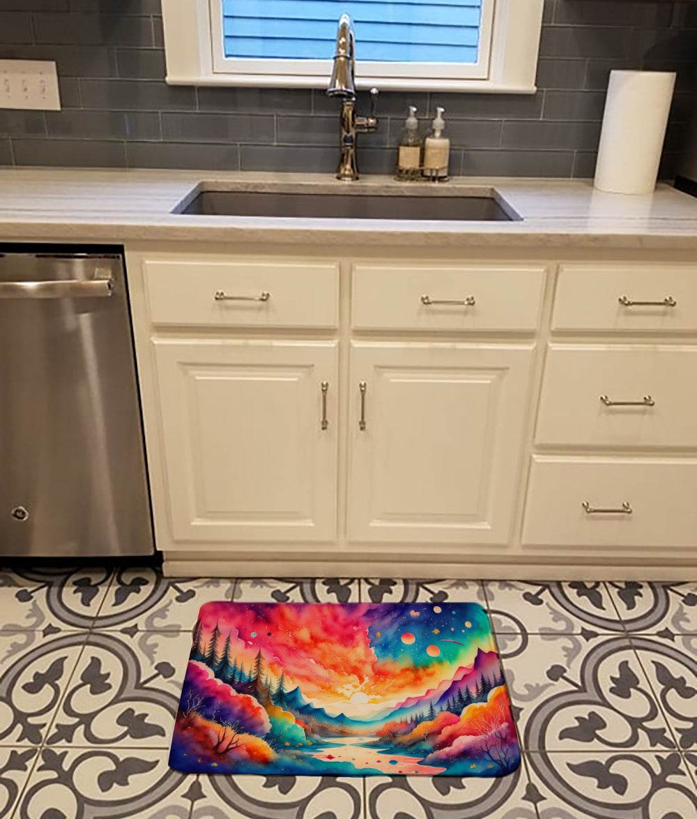 Amaranths in Color Memory Foam Kitchen Mat - Loft&Timber