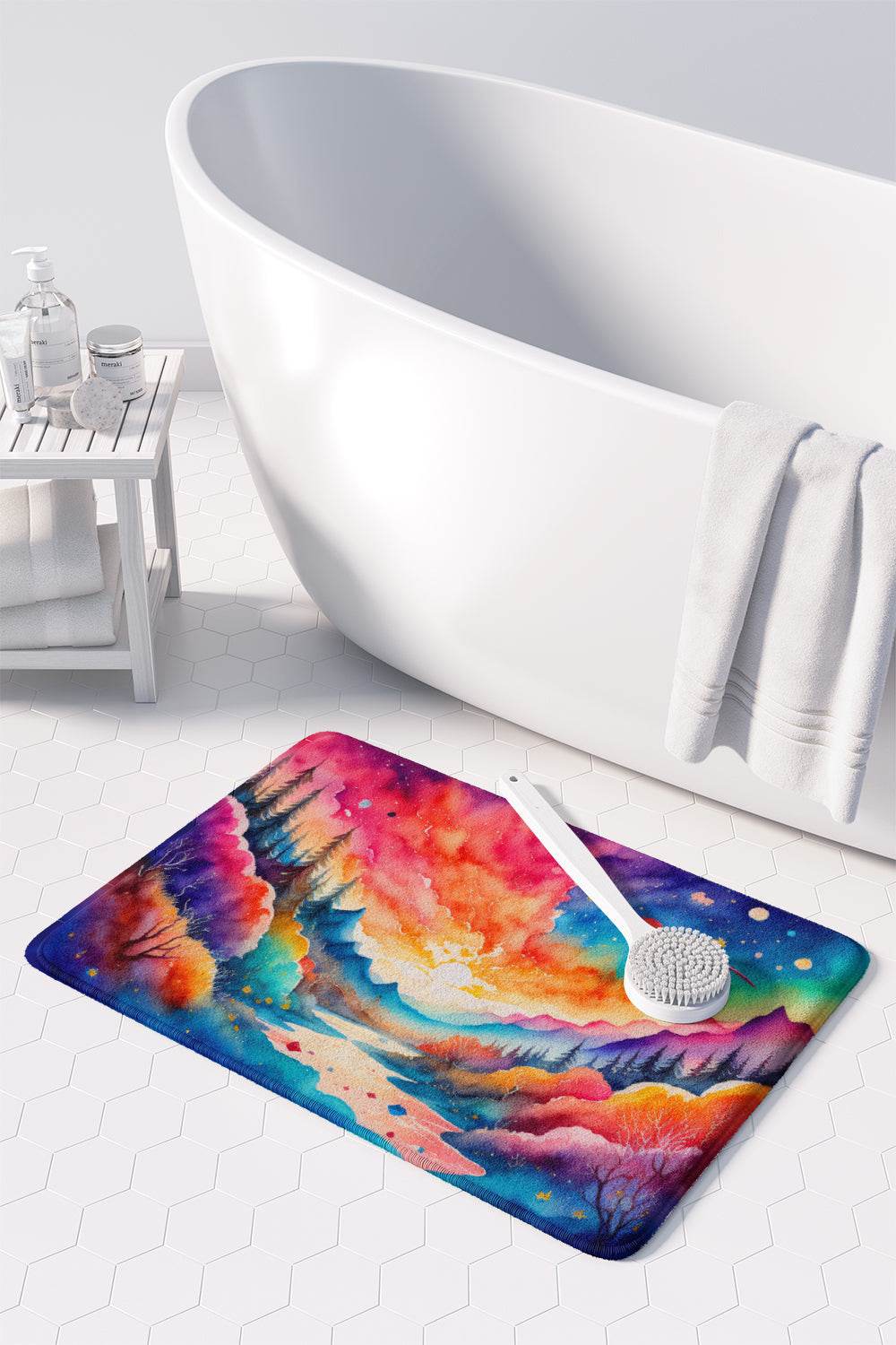 Amaranths in Color Memory Foam Kitchen Mat - Loft&Timber