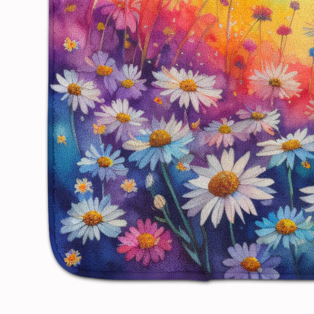 Asters in Color Memory Foam Kitchen Mat - Loft&Timber