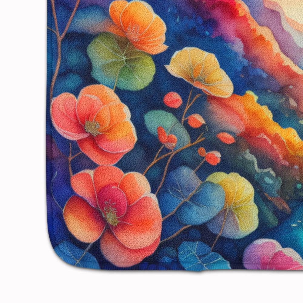 Begonias in Color Memory Foam Kitchen Mat - Loft&Timber