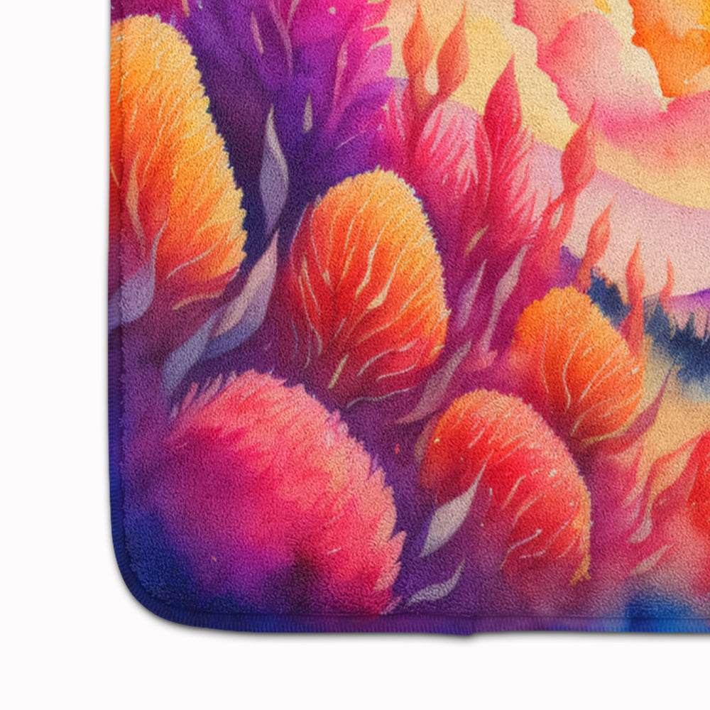 Celosia in Color Memory Foam Kitchen Mat - Loft&Timber