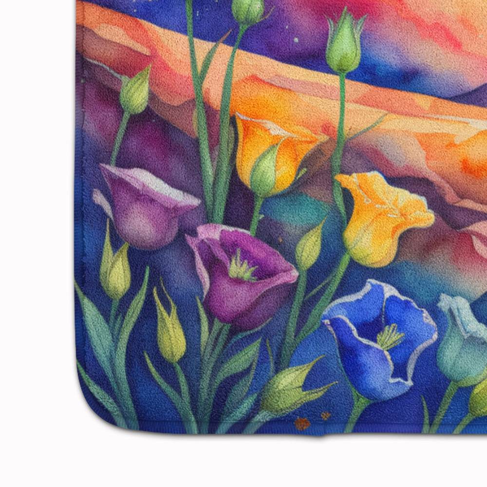 Lisianthus in Color Memory Foam Kitchen Mat - Loft&Timber