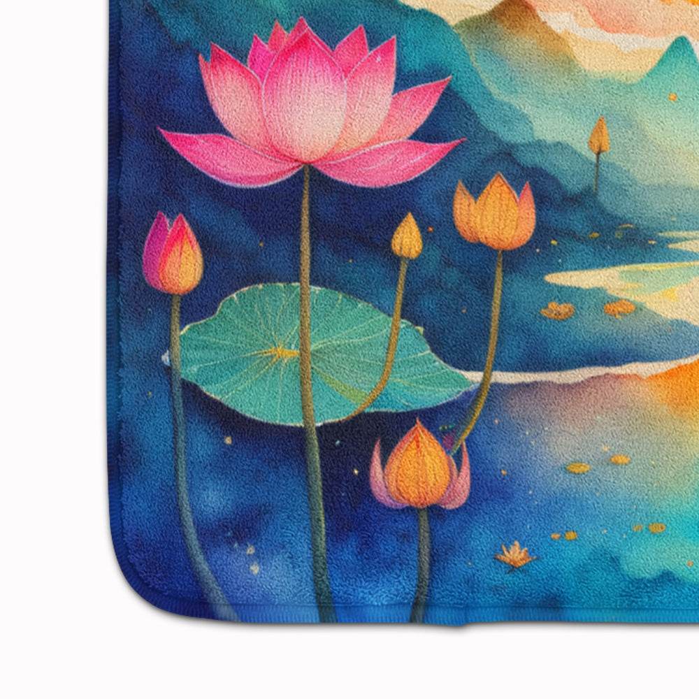 Lotus in Color Memory Foam Kitchen Mat - Loft&Timber