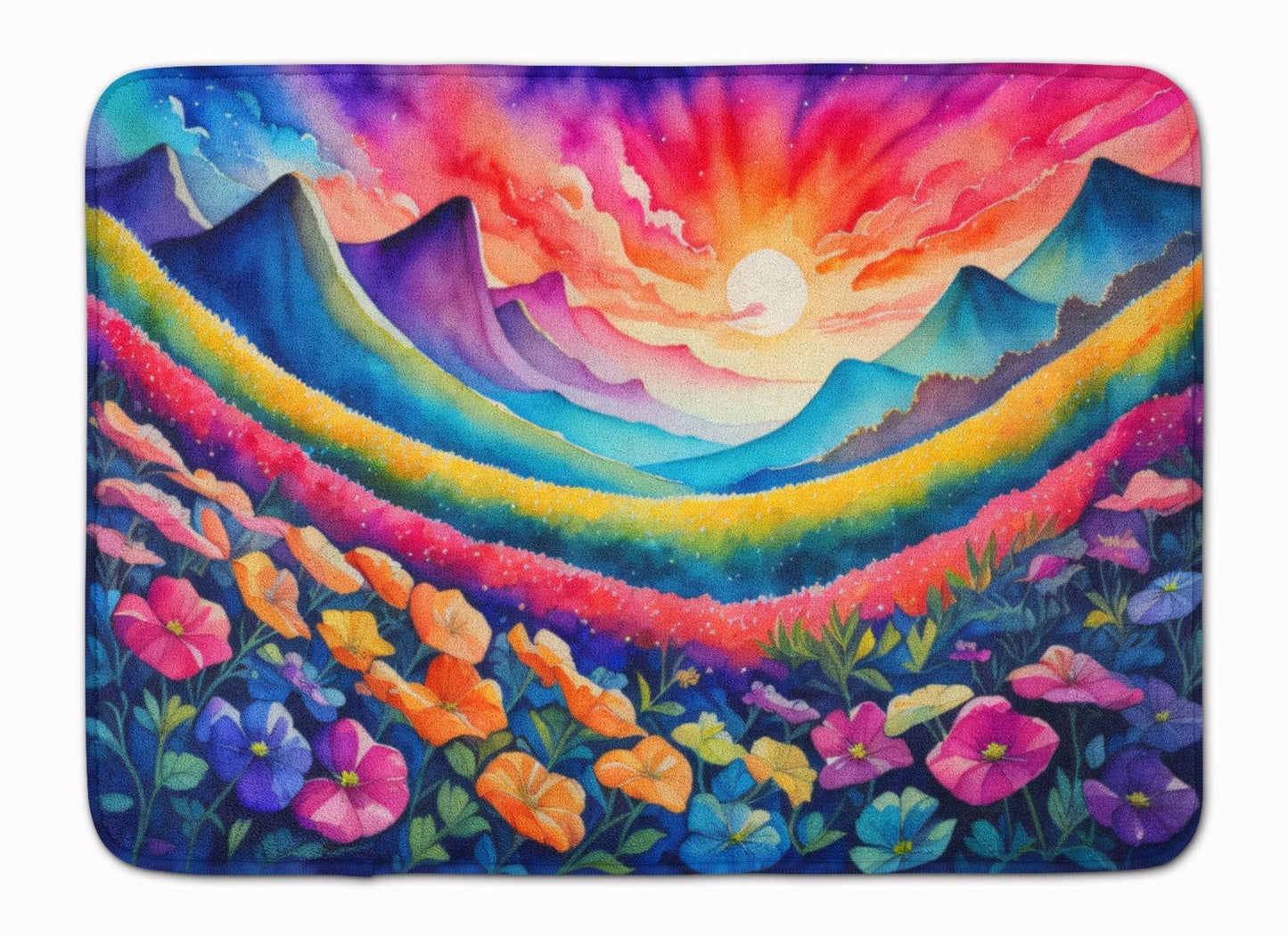 Petunias in Color Memory Foam Kitchen Mat - Loft&Timber