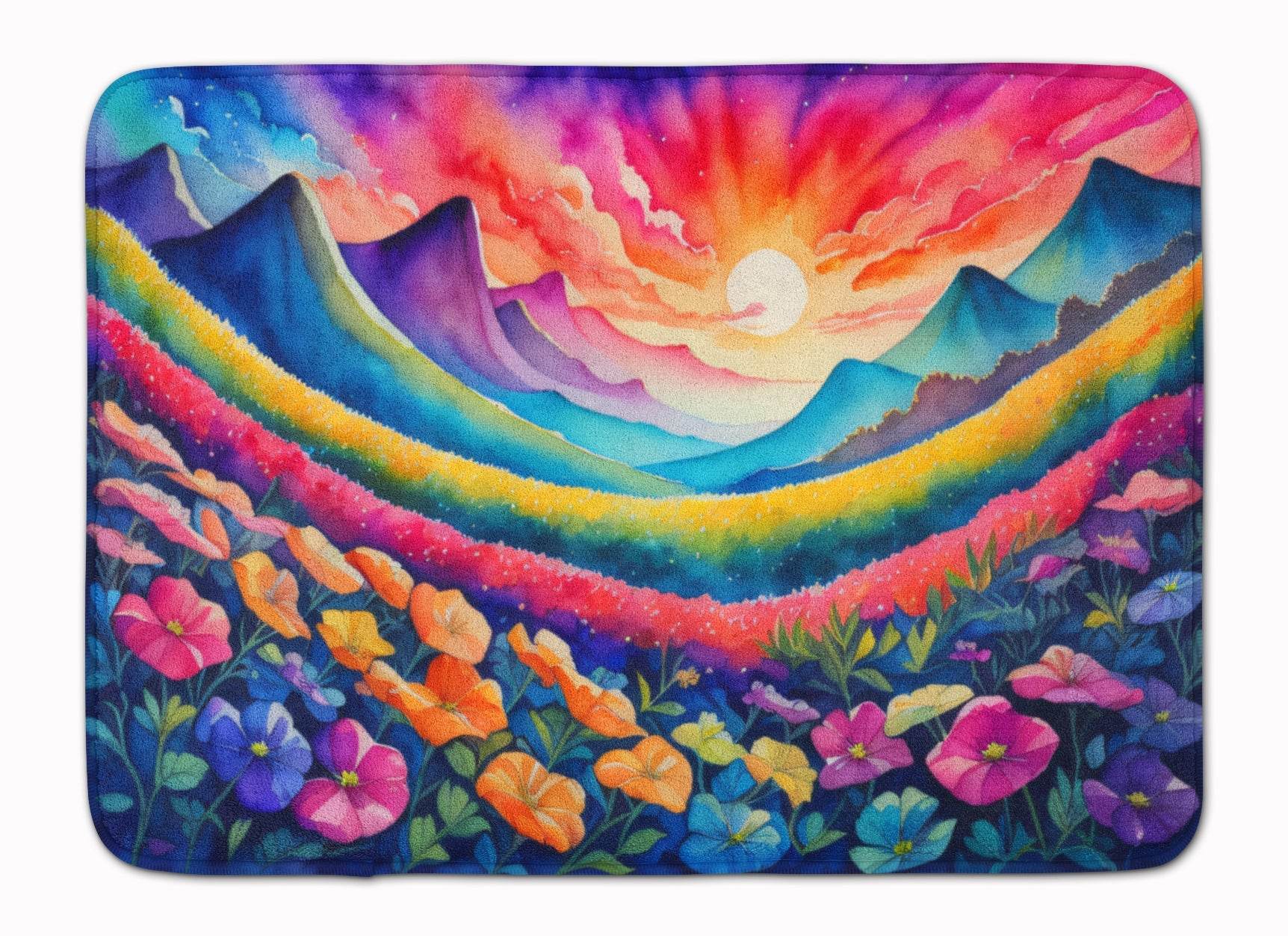 Petunias in Color Memory Foam Kitchen Mat - Loft&Timber