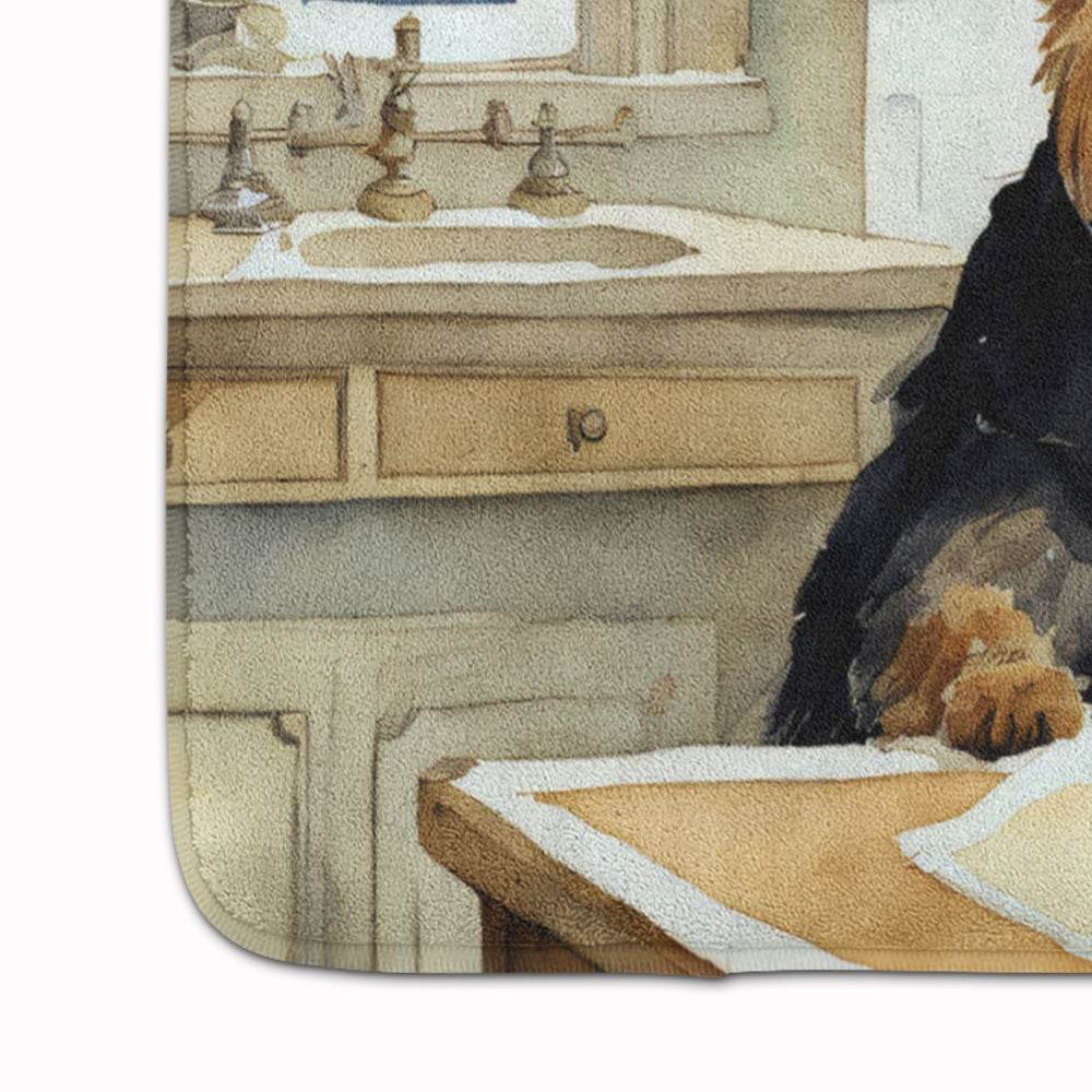 Airedale Terrier Fall Kitchen Pumpkins Memory Foam Kitchen Mat - Loft&Timber