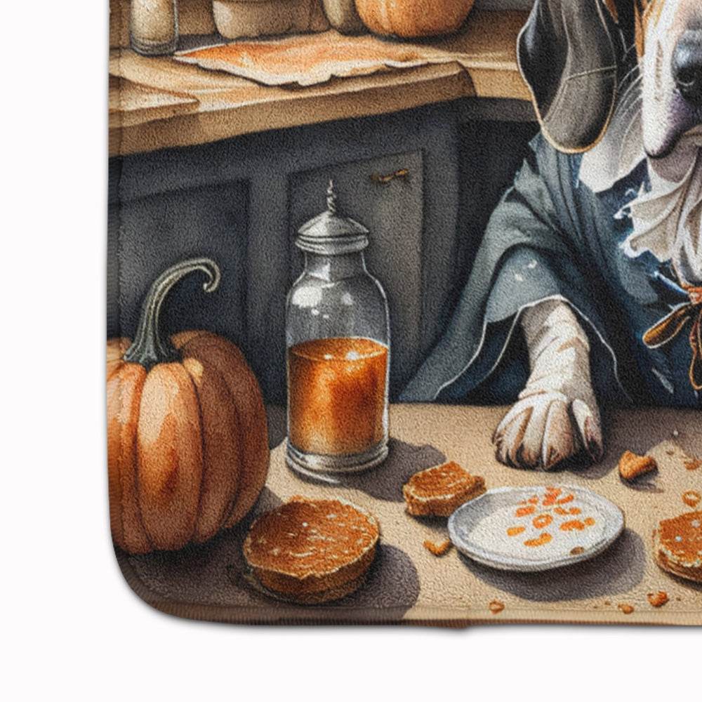 Basset Hound Fall Kitchen Pumpkins Memory Foam Kitchen Mat - Loft&Timber