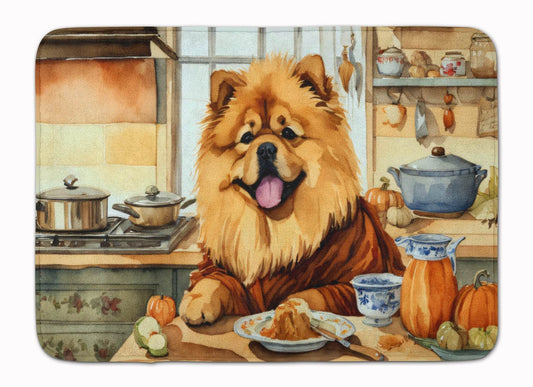 Chow Chow Fall Kitchen Pumpkins Memory Foam Kitchen Mat - Loft&Timber