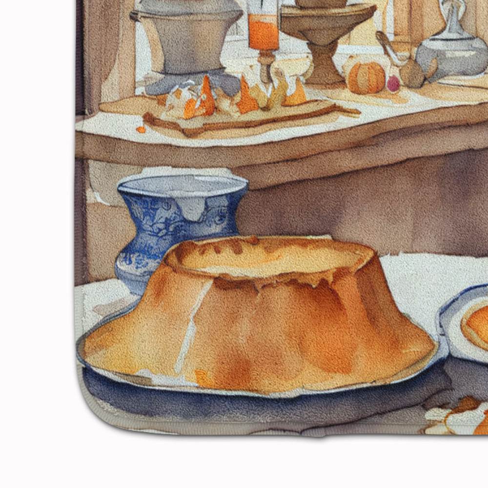 Doberman Pinscher Fall Kitchen Pumpkins Memory Foam Kitchen Mat - Loft&Timber